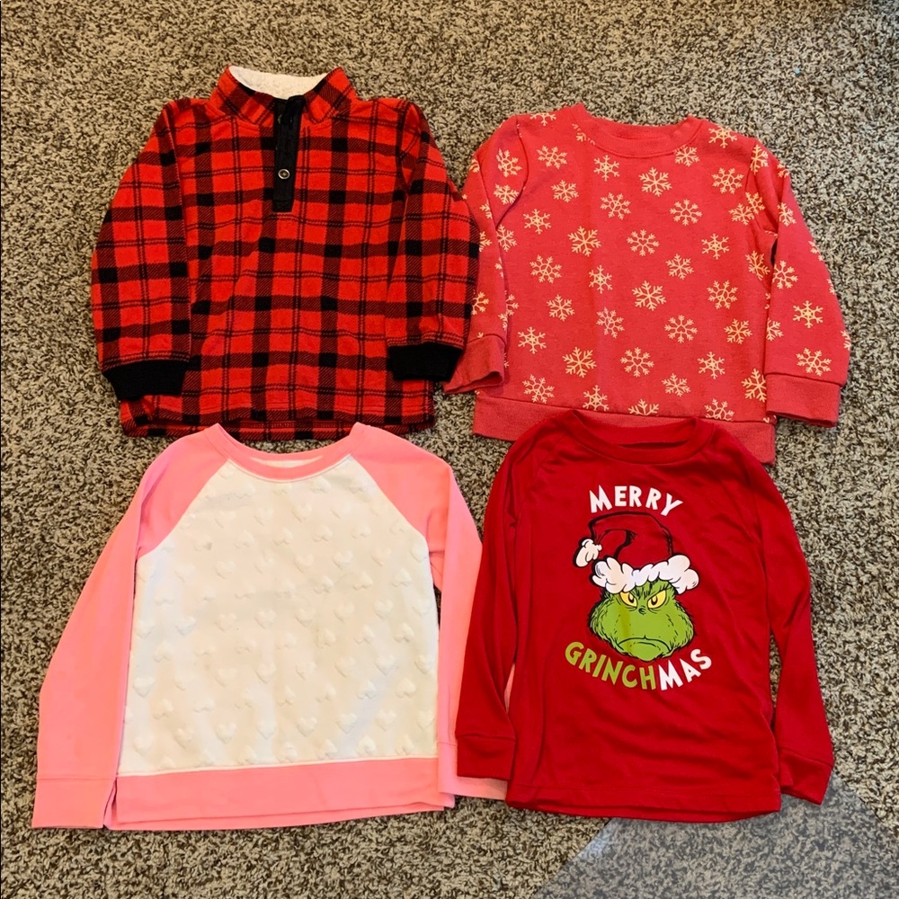 Lot of 4  girl tops 4-5